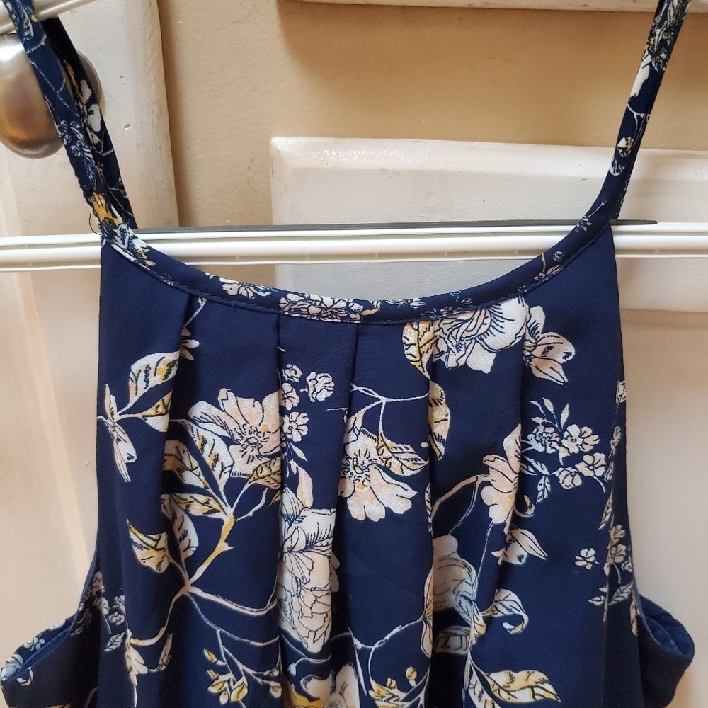 Blue Rain Women's Sleeveless Flowy Dress - Picture 3 of 7